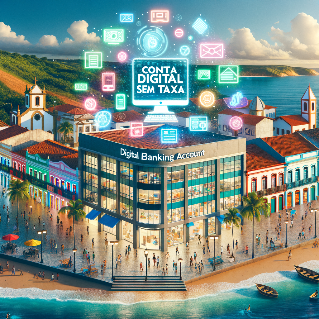 Illustration of Abra Conta Digital Sem Taxa em Alagoas - Veja Onde