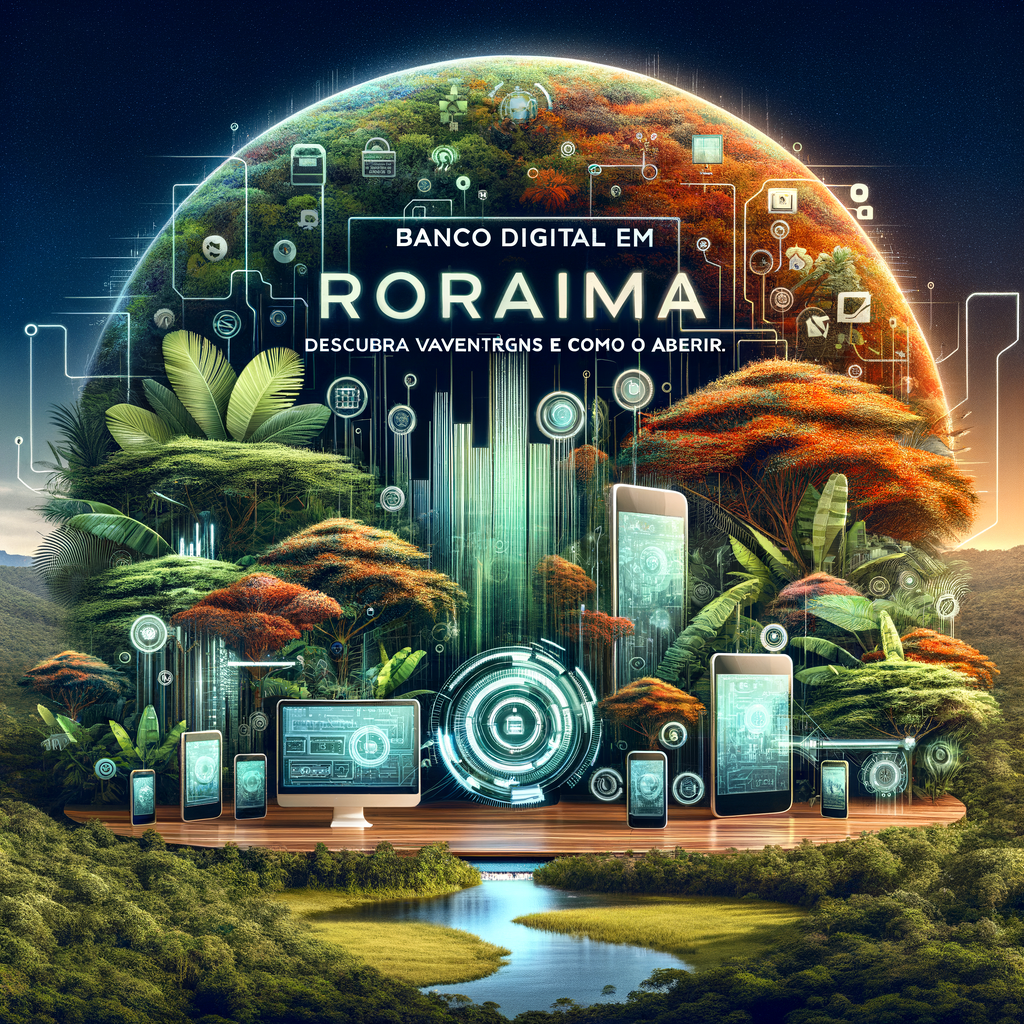 Illustration of Banco Digital em Roraima: Descubra Vantagens e Como Abrir