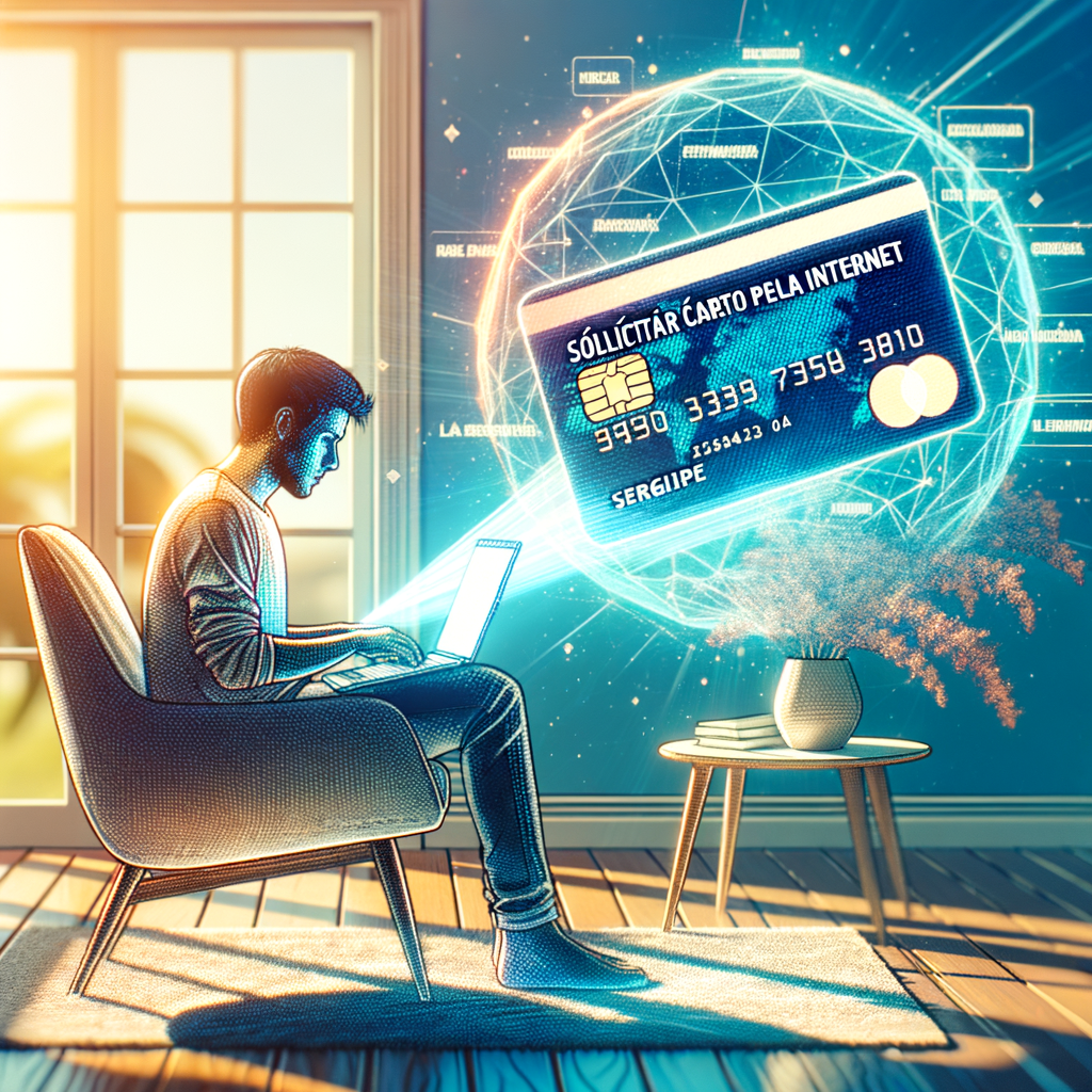 solicitar cartão pela internet illustration for Cartão de Crédito em Sergipe: Solicite Seu Cartão pela Internet