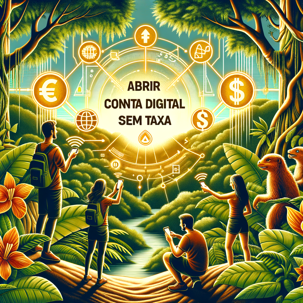 Illustration of Como Abrir Conta Digital Sem Taxa em Mato Grosso