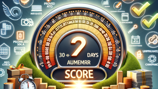 Illustration of Como Aumentar o Score em 30 Dias: 7 Dicas Comprovadas