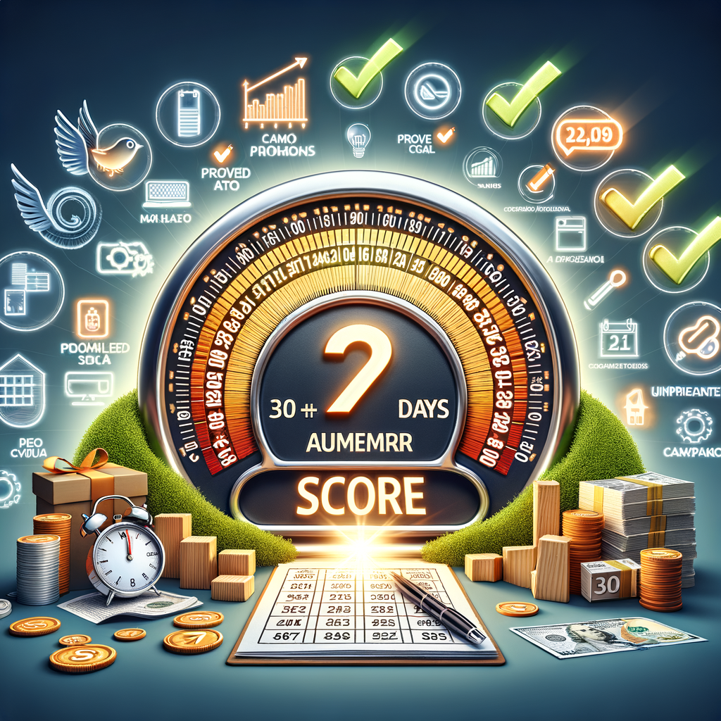 Illustration of Como Aumentar o Score em 30 Dias: 7 Dicas Comprovadas