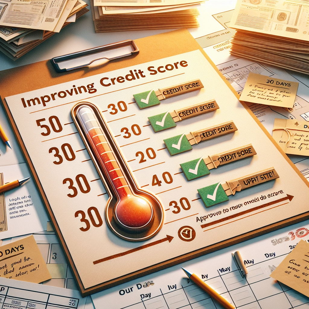 Illustration of Como Aumentar o Score em 30 Dias: 7 Dicas Comprovadas