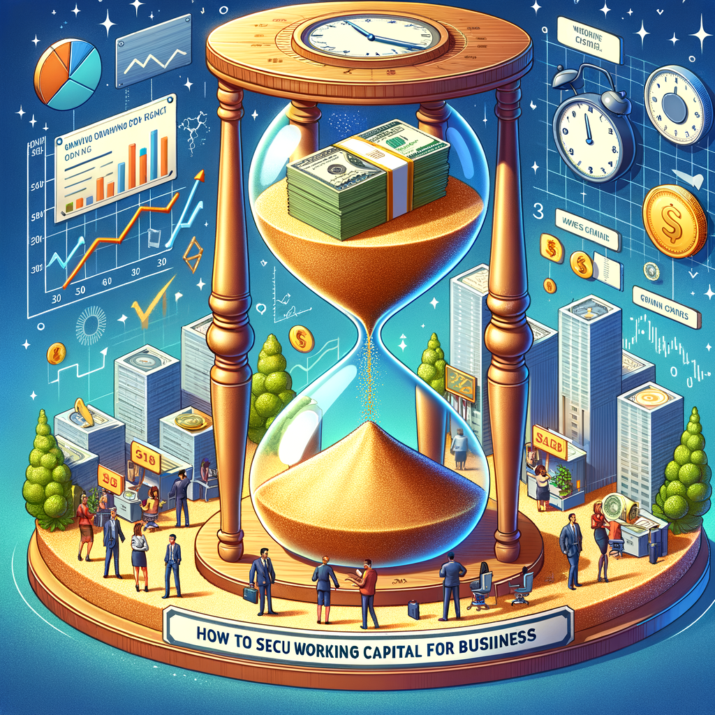 Illustration of Como conseguir capital de giro para empresa em 30 dias