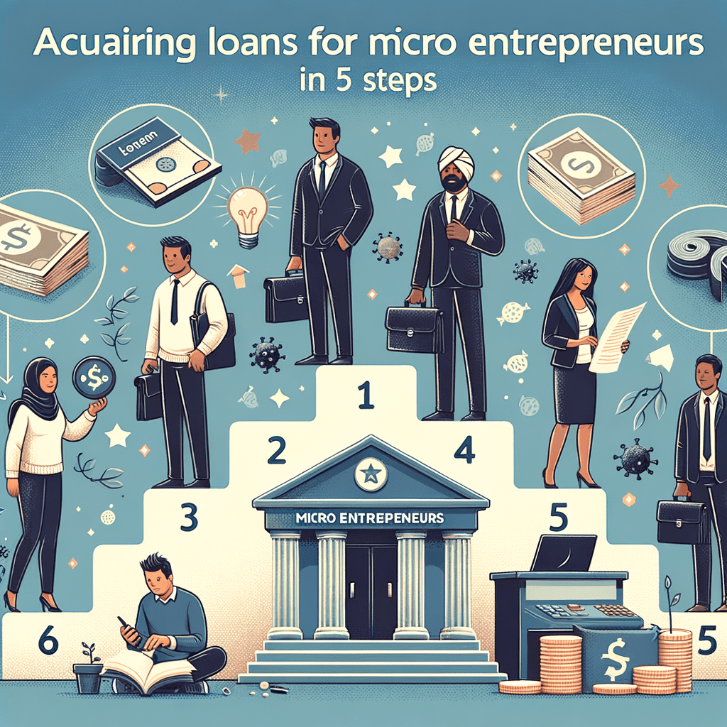 Illustration of Como Conseguir Empréstimo para MEI Iniciante em 5 Passos