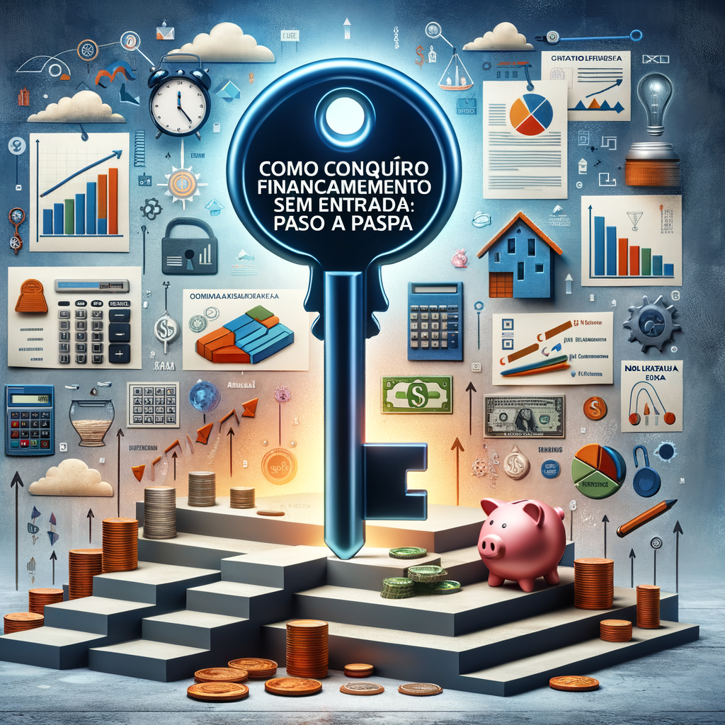 Illustration of Como conseguir financiamento sem entrada: passo a passo