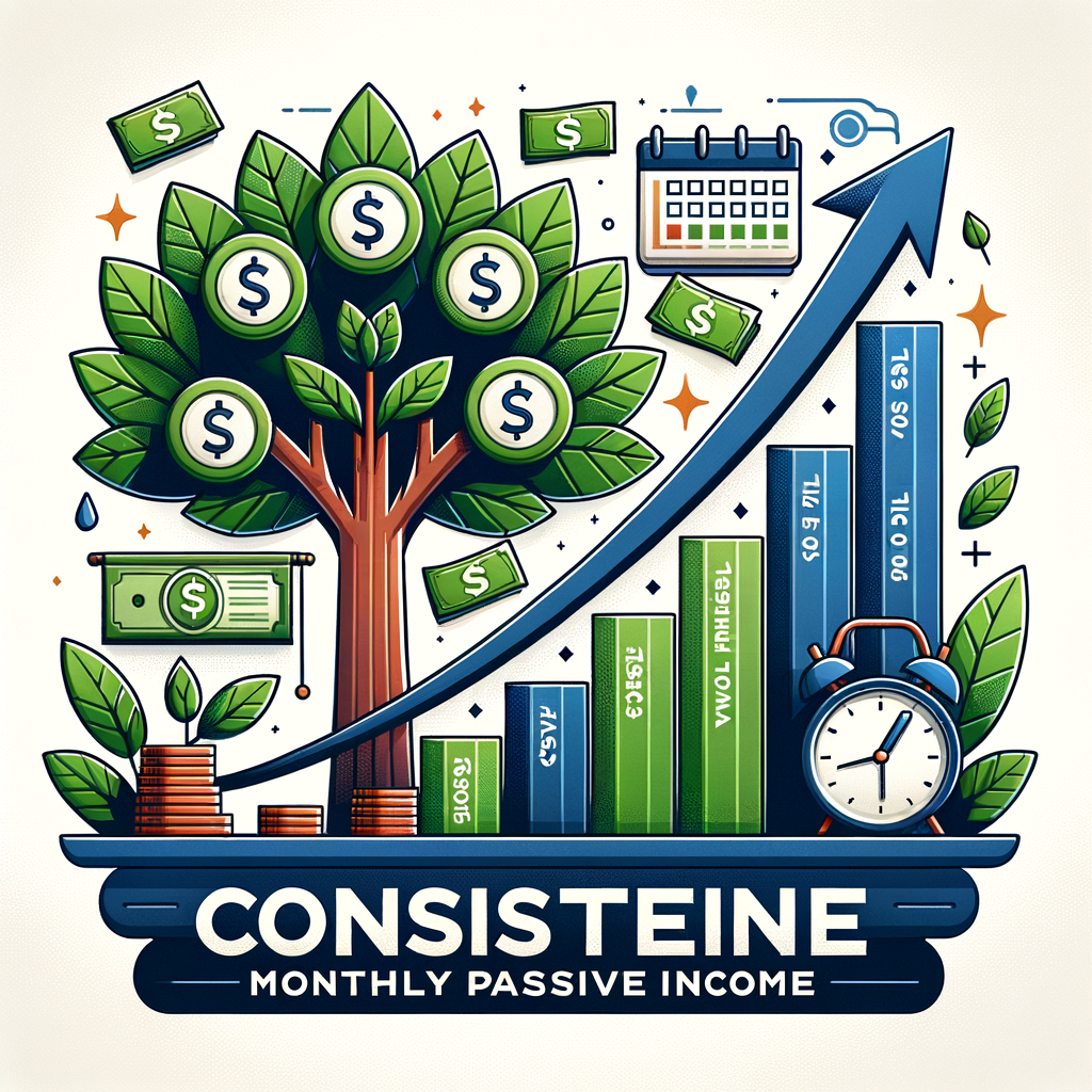 Illustration of Como Ganhar Renda Passiva Mensal Consistente