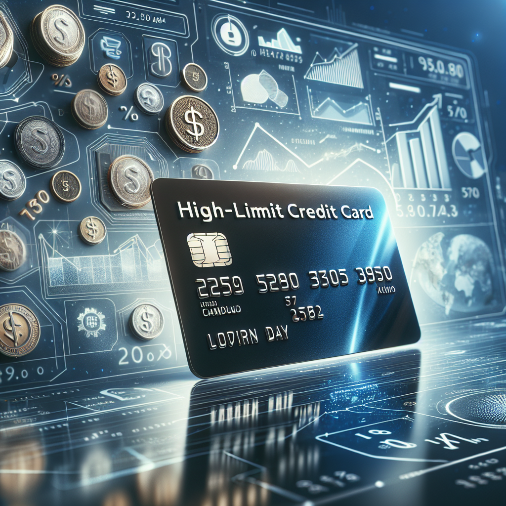 Illustration of Como ter cartão de crédito com limite alto hoje