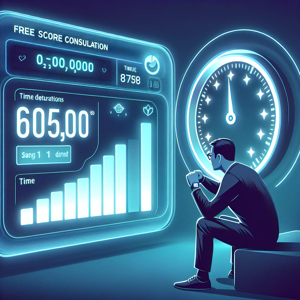 Illustration of Consultar Score Gr&aacute;tis: Veja seu score em 1 minuto