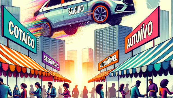 Illustration of Cotação Seguro Automóvel: Compare Preços e Economize Já