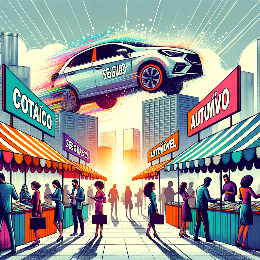 Illustration of Cotação Seguro Automóvel: Compare Preços e Economize Já