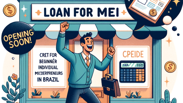 empréstimo para MEI illustration for Crédito para MEI iniciante: guia para abrir seu negócio