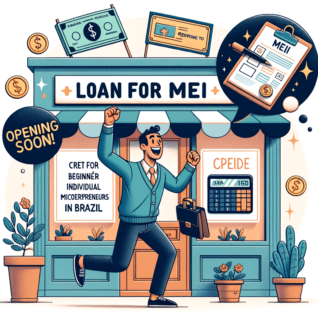 empréstimo para MEI illustration for Crédito para MEI iniciante: guia para abrir seu negócio