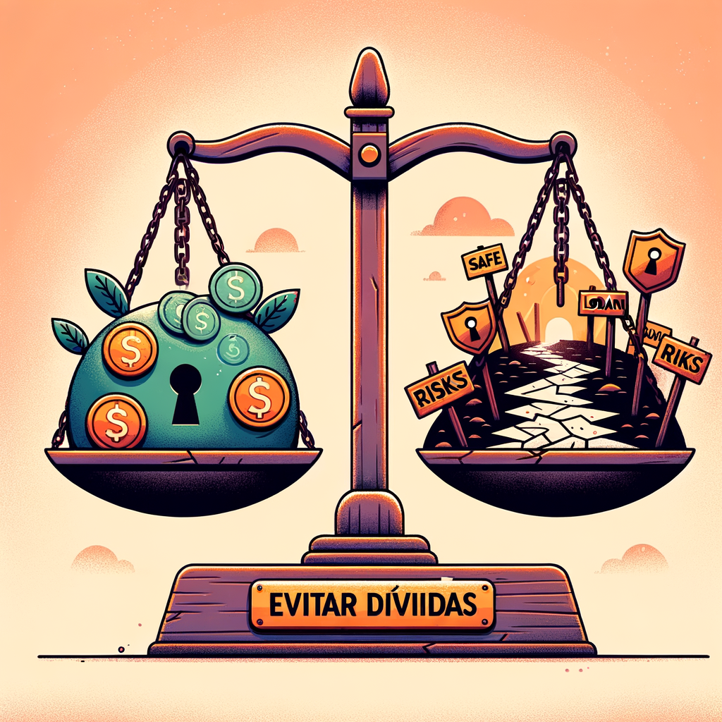 evitar dívidas illustration for Dívida: Como Evitar Problemas ao Fazer um Empréstimo com Segurança