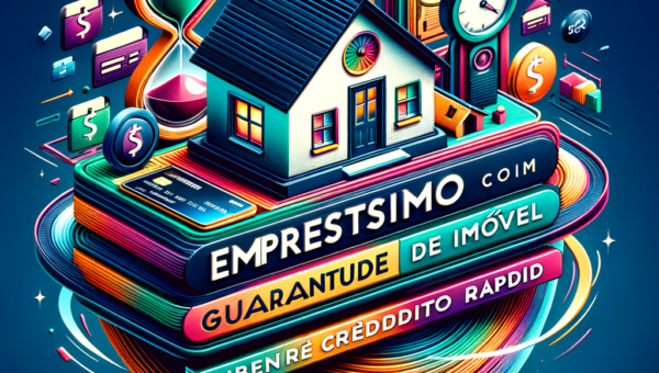 Illustration of Empréstimo com garantia de imóvel: libere crédito rápido