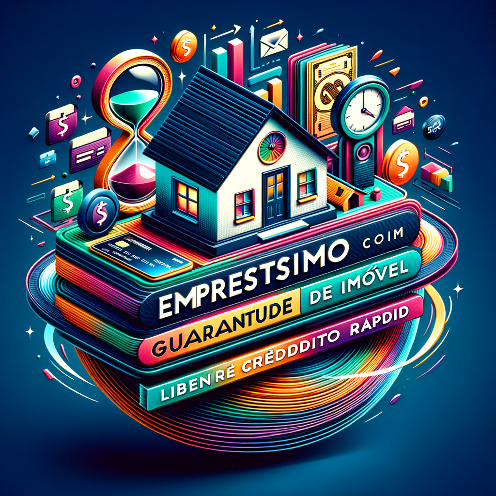 Illustration of Empréstimo com garantia de imóvel: libere crédito rápido