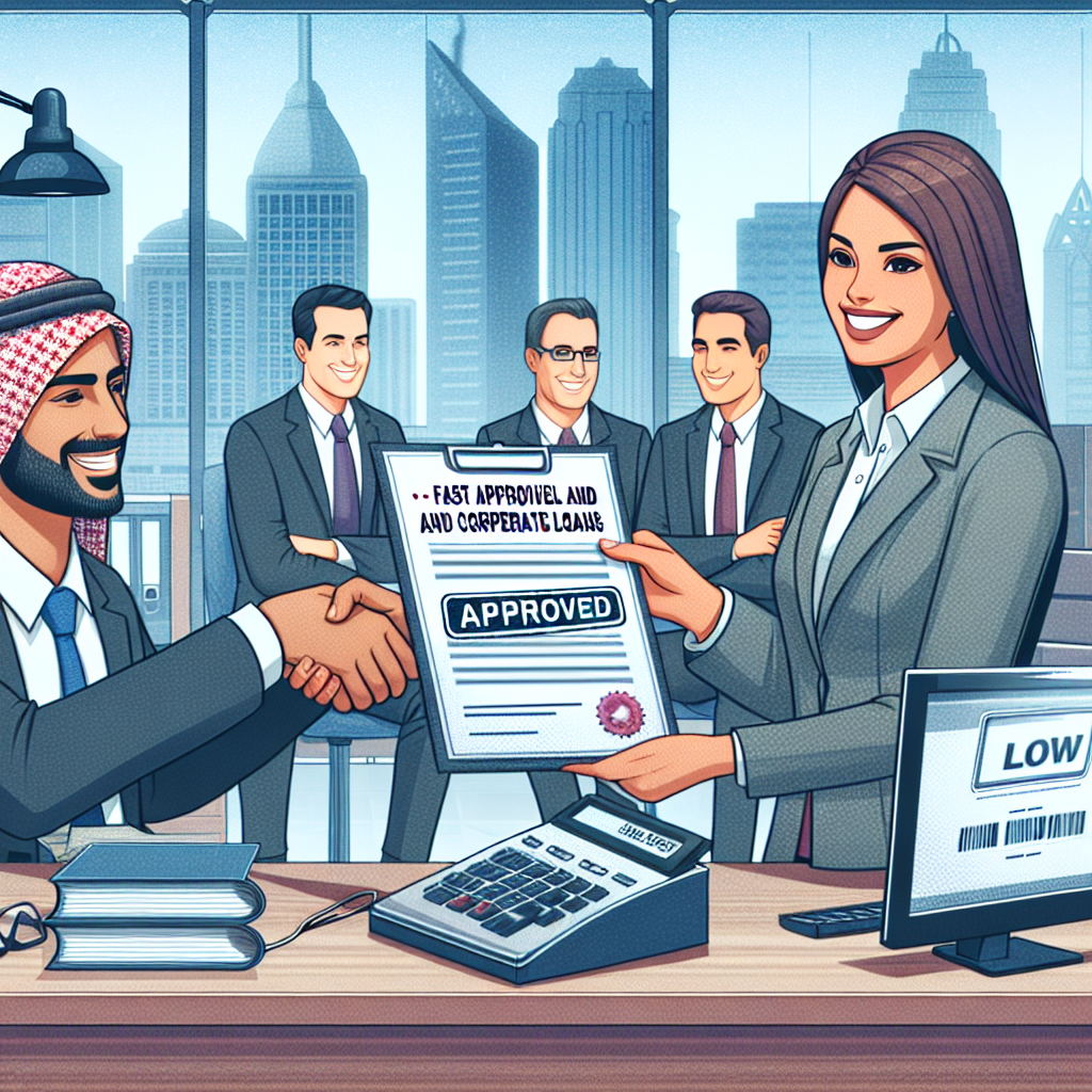 Illustration of Empréstimo para CNPJ: aprovação rápida e taxas baixas