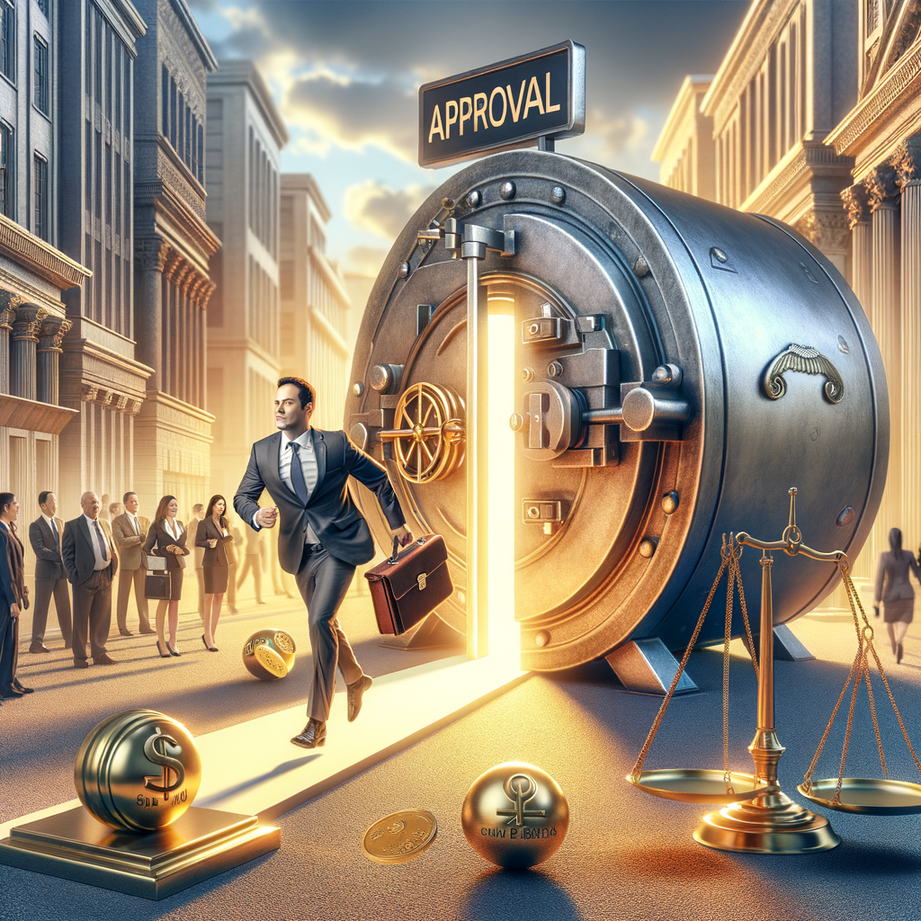 Illustration of Empréstimo para CNPJ: aprovação rápida e taxas baixas