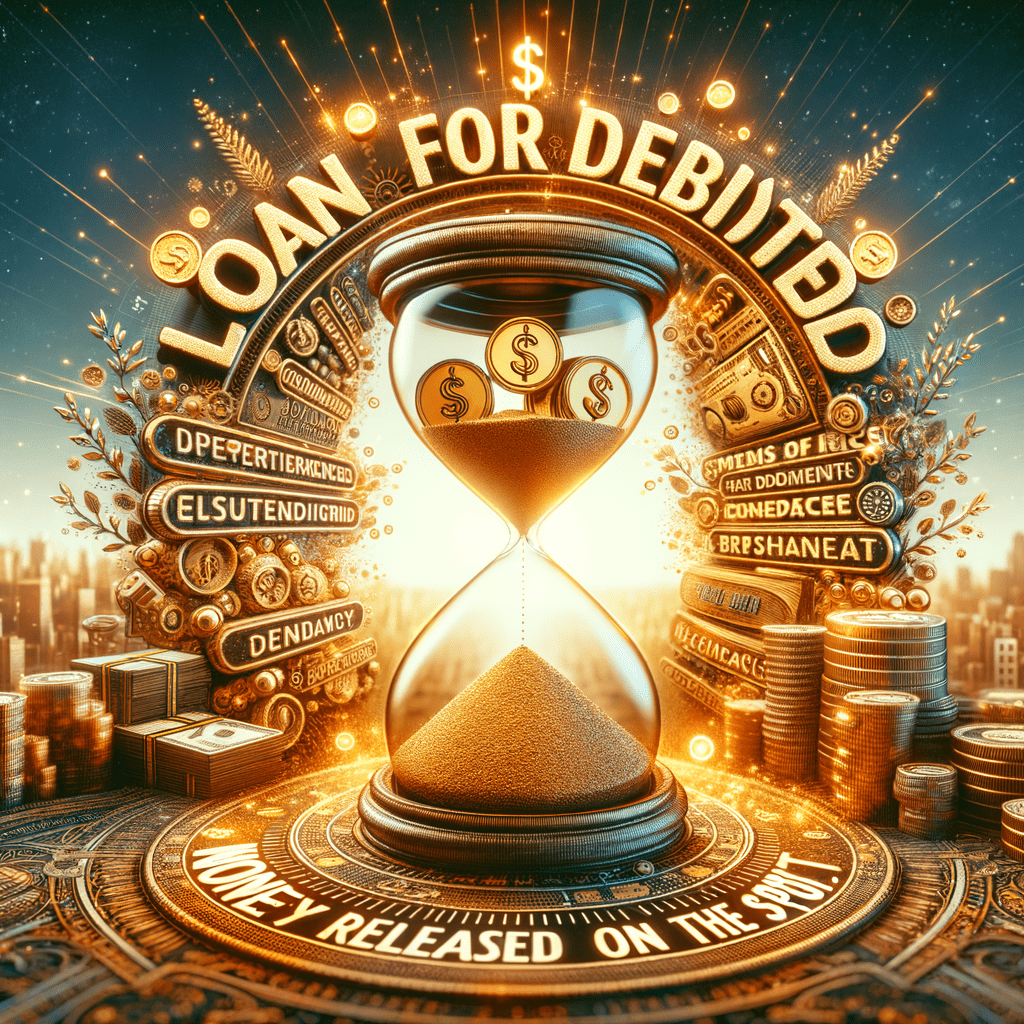 Illustration of Empréstimo para Negativado: Dinheiro Liberado na Hora