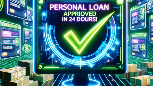 Illustration of Empréstimo pessoal online: aprovado em 24h