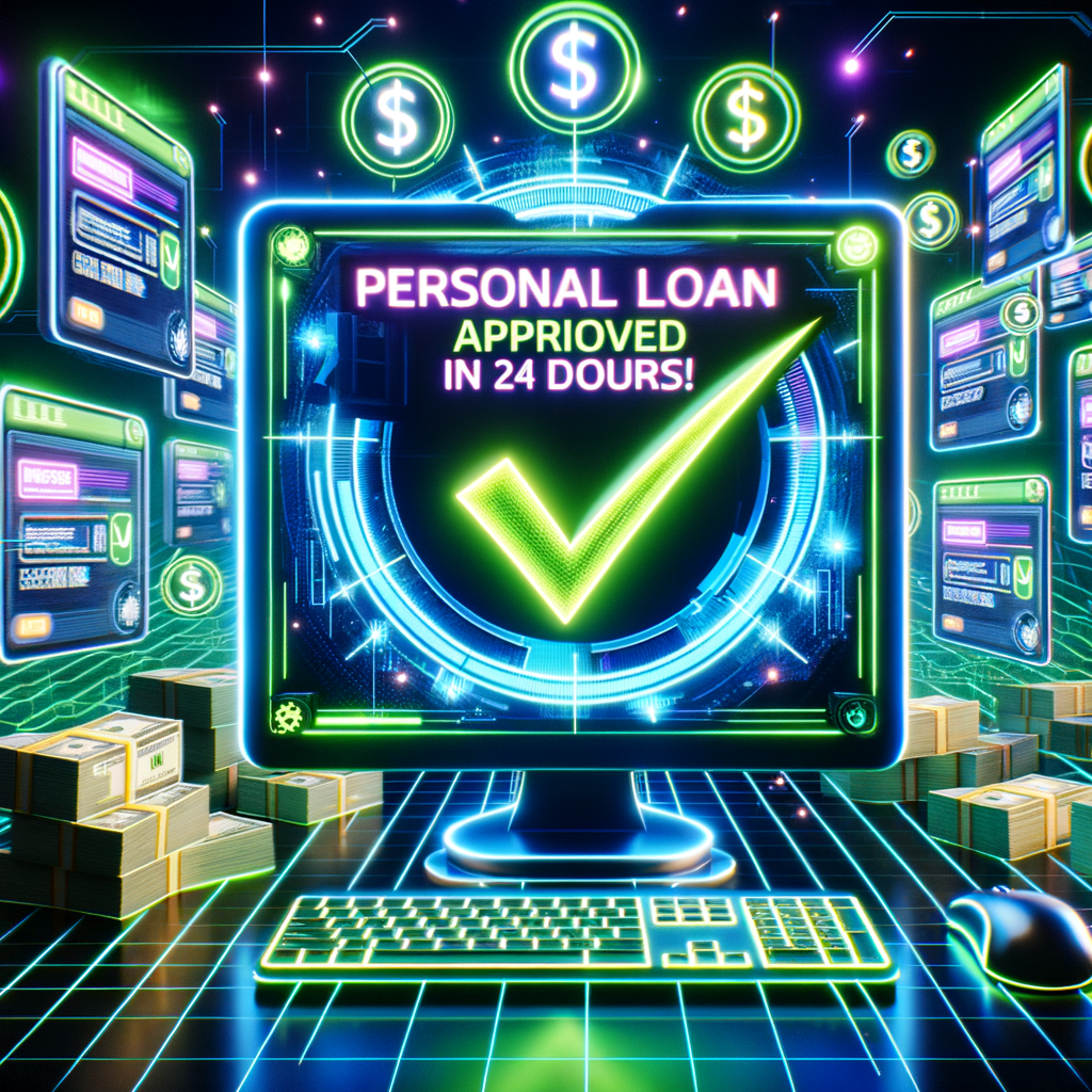 Illustration of Empréstimo pessoal online: aprovado em 24h