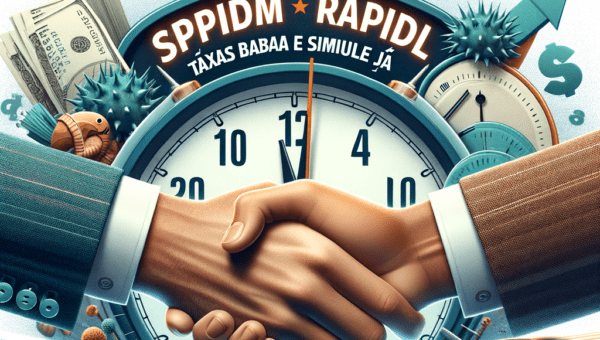 Illustration of Empréstimo Pessoal Rápido: Taxas Baixas e Simule Já