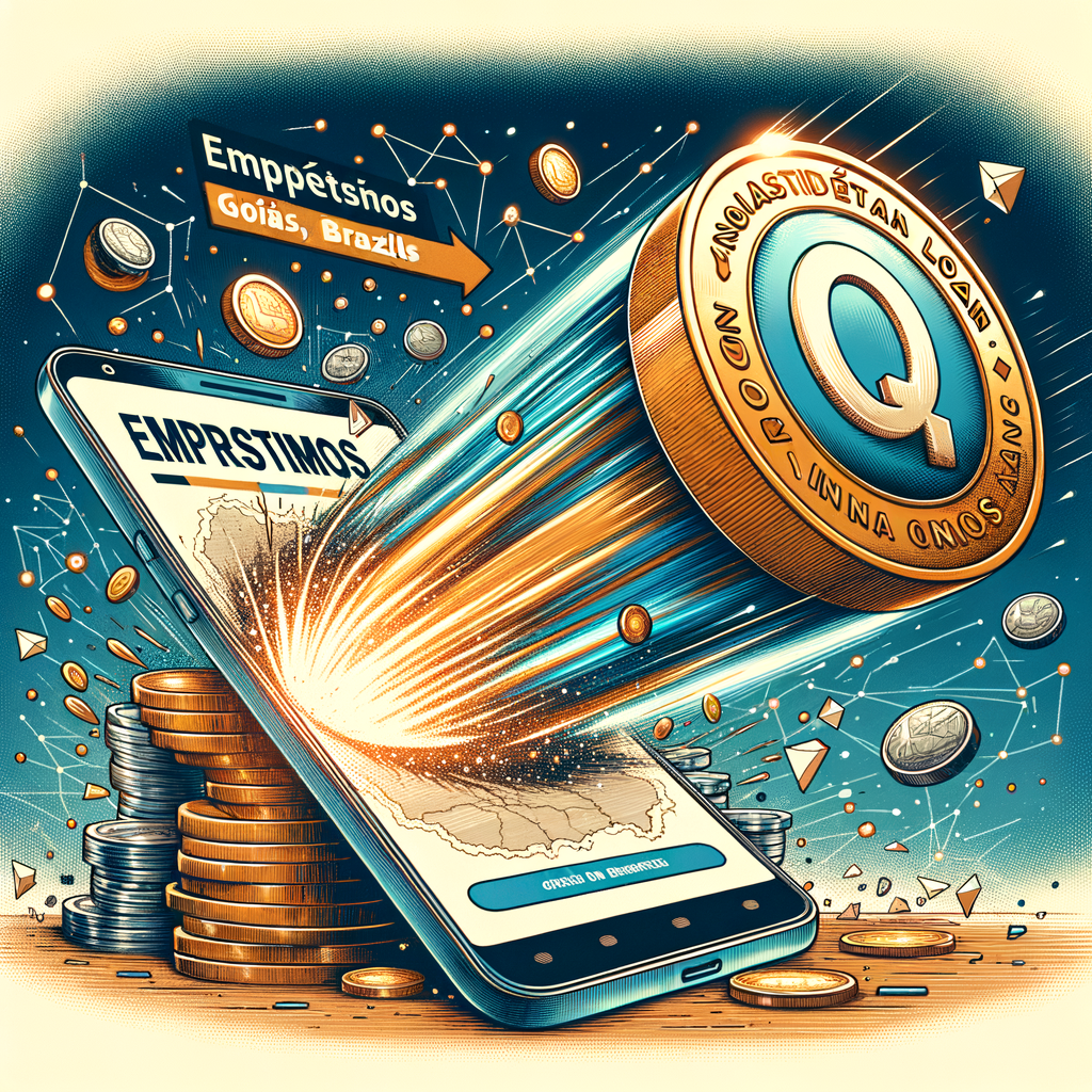 Illustration of Empréstimos em Goiás: como conseguir dinheiro rápido online hoje