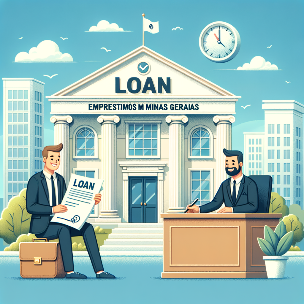 Illustration of Empréstimos em Minas Gerais: bancos e financeiras confiáveis para você
