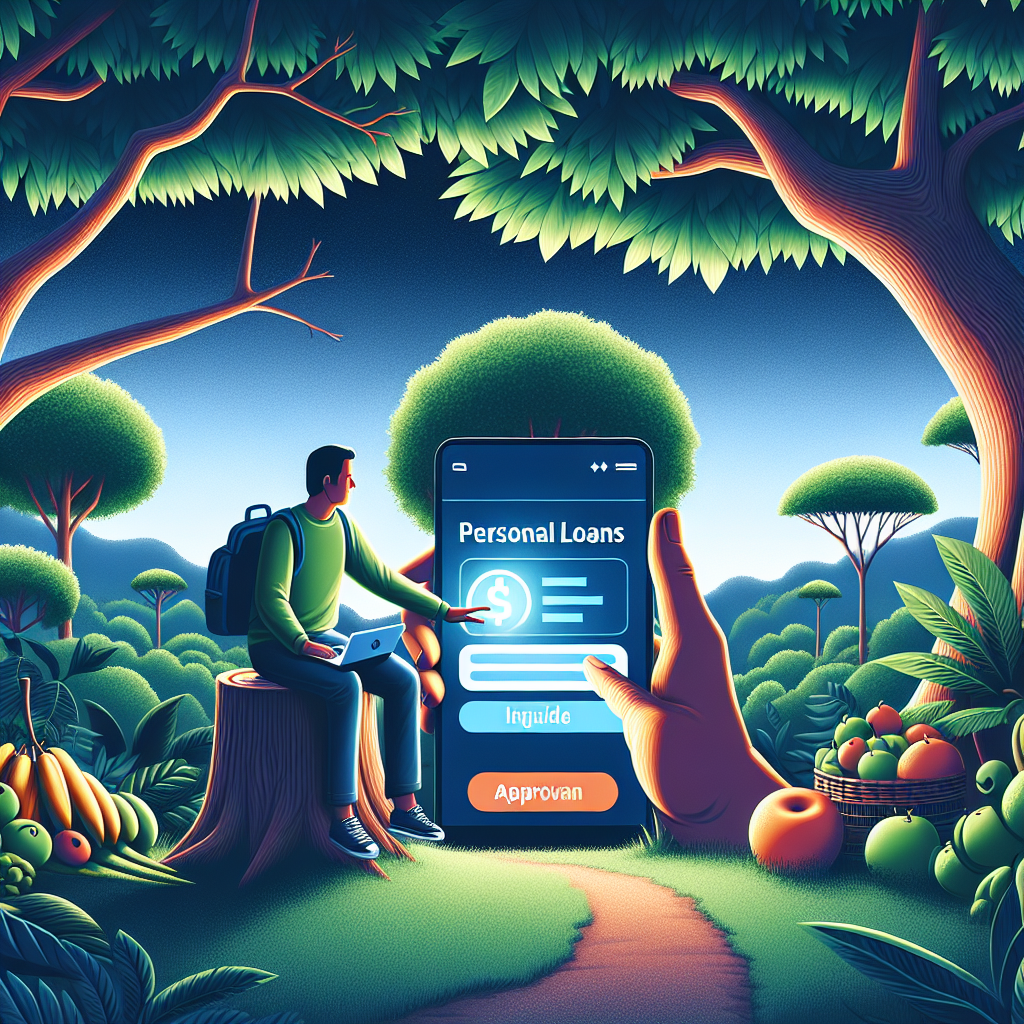 Illustration of Empr&eacute;stimos no Amazonas: cr&eacute;dito pessoal com aprova&ccedil;&atilde;o r&aacute;pida e segura