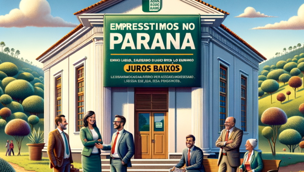 Illustration of Empréstimos no Paraná: melhores opções com juros baixos