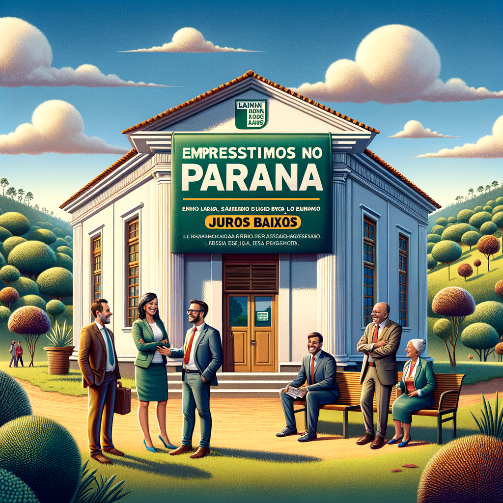 Illustration of Empréstimos no Paraná: melhores opções com juros baixos