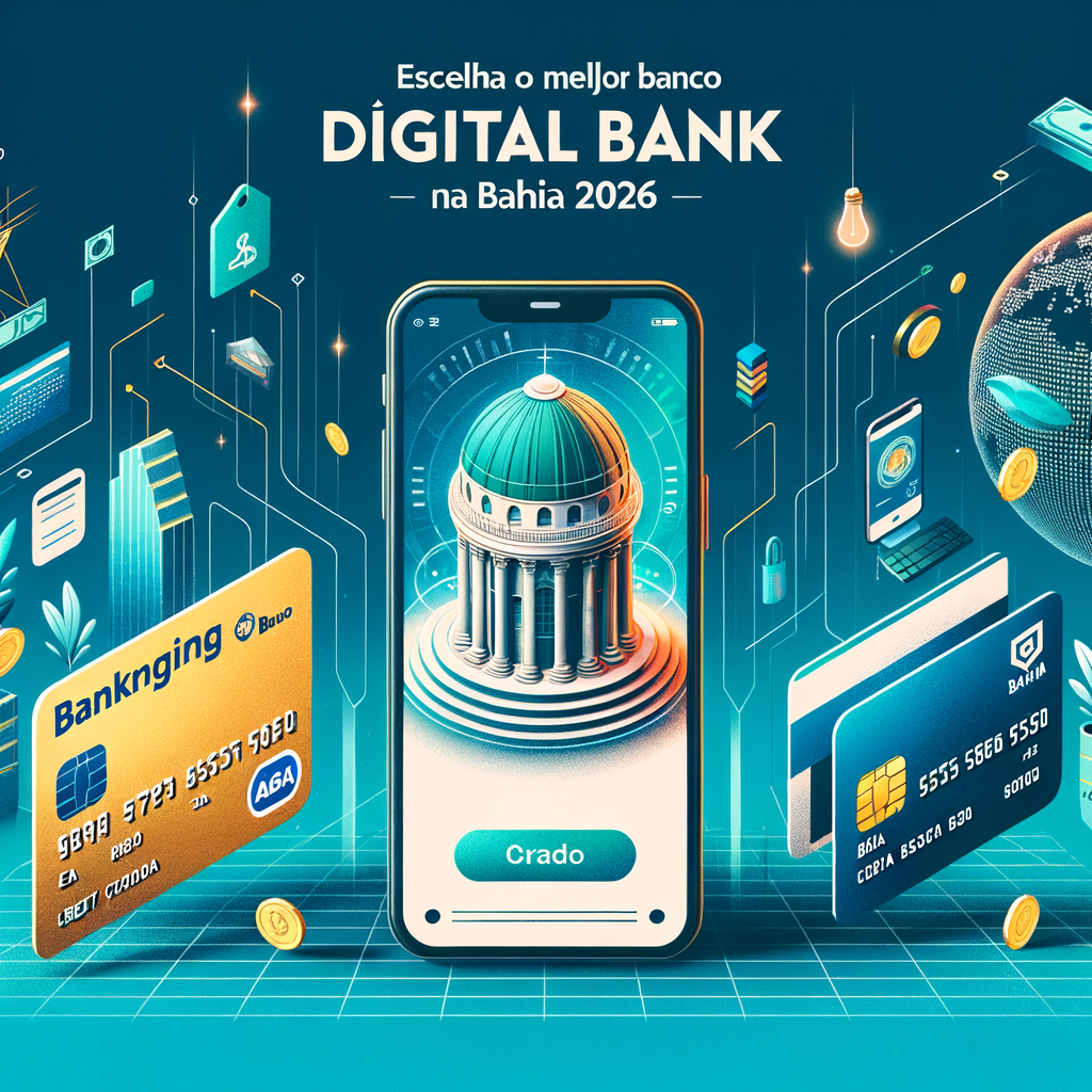 Illustration of Escolha o Melhor Banco Digital na Bahia 2026