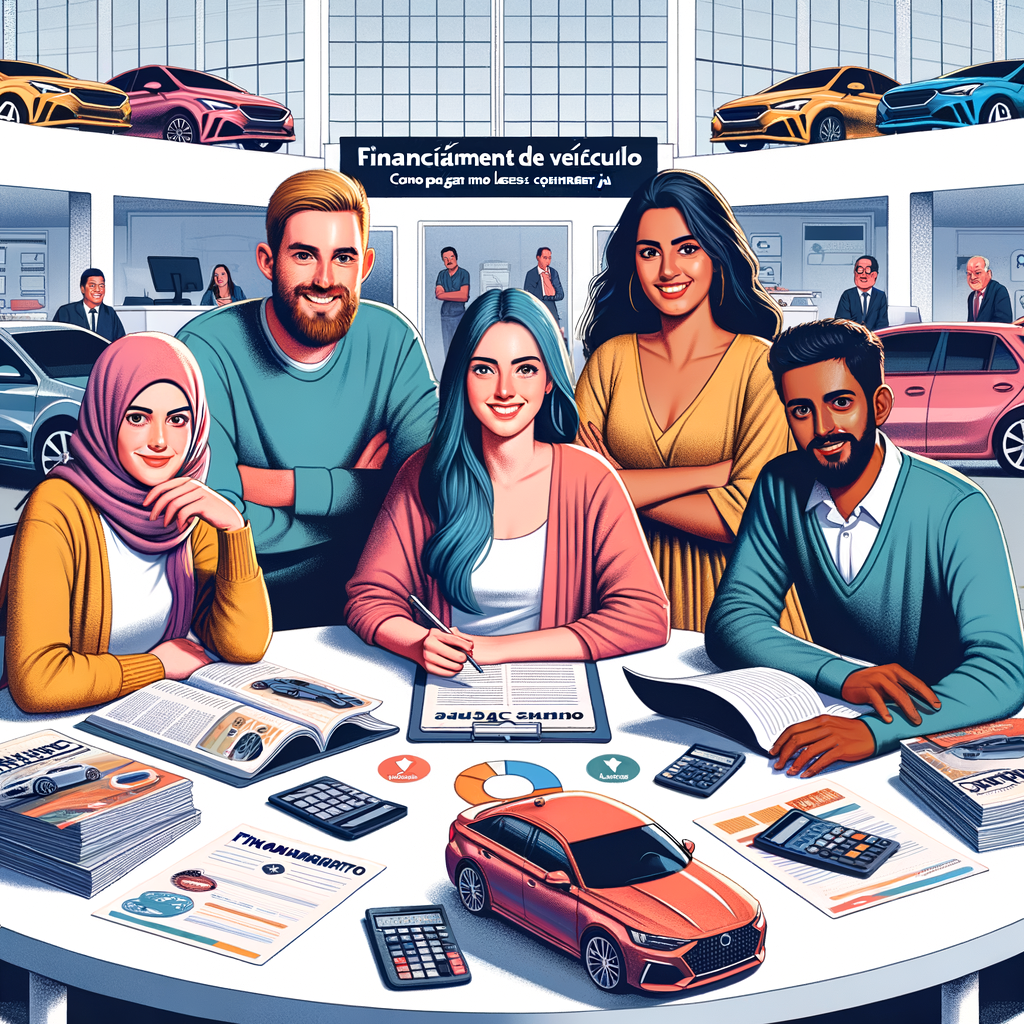 Illustration of Financiamento de Veículo: Como Pagar Menos e Comprar Já
