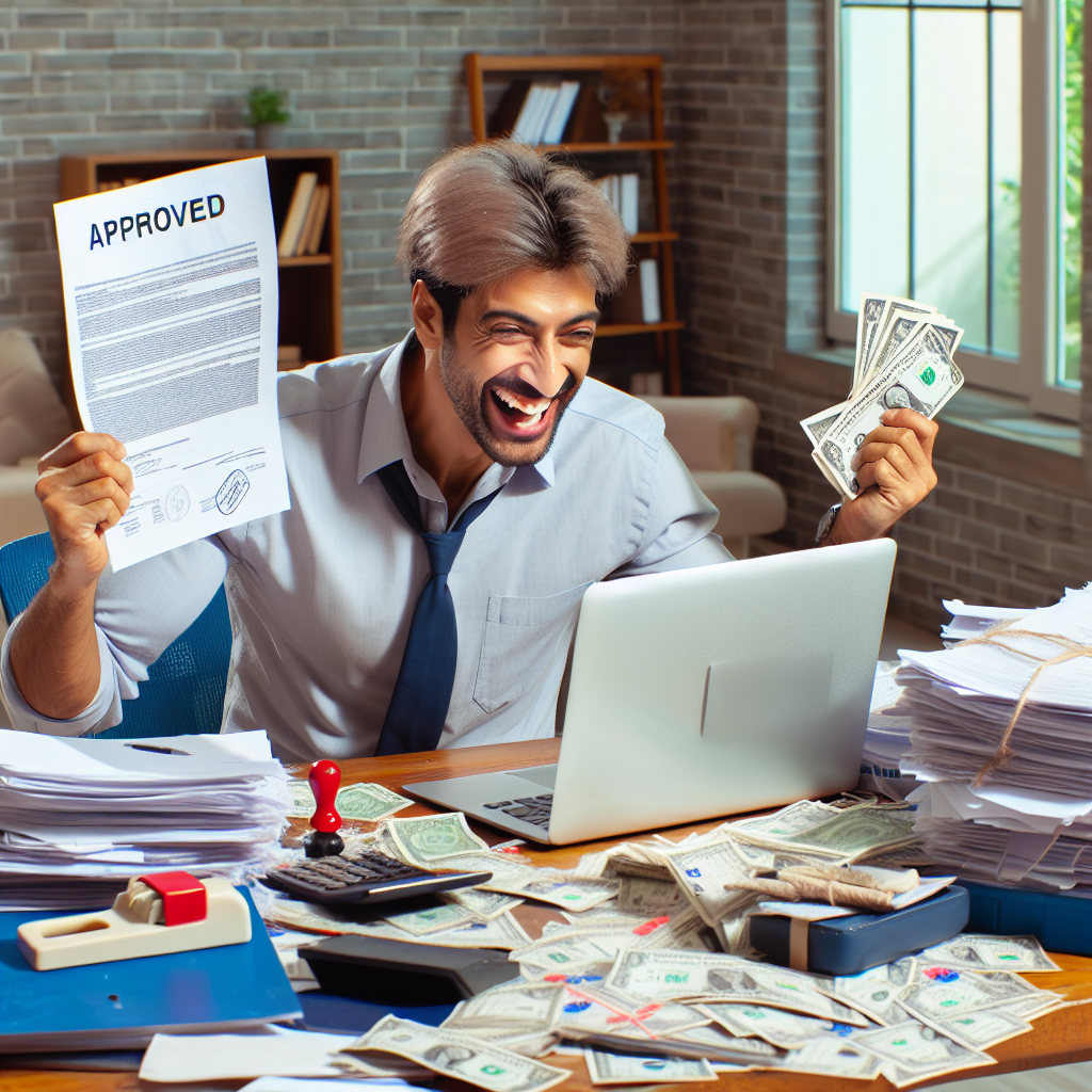 Illustration of Financiamento para Aut&ocirc;nomo: Cr&eacute;dito Sem Burocracia