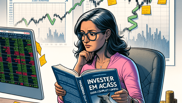 Illustration of Investir em Ações: Guia Completo para Começar do Zero