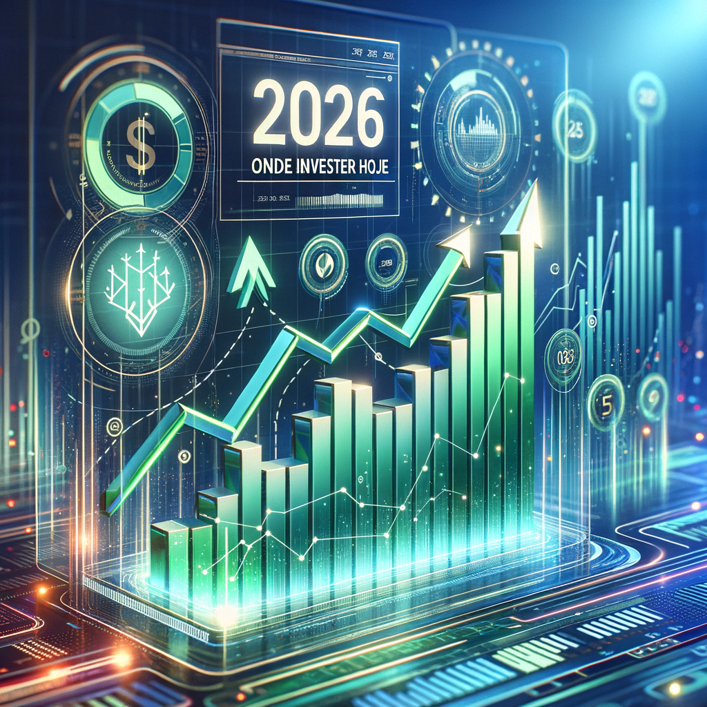 Illustration of Onde Investir Hoje: Melhores Opções Atualizadas em 2026