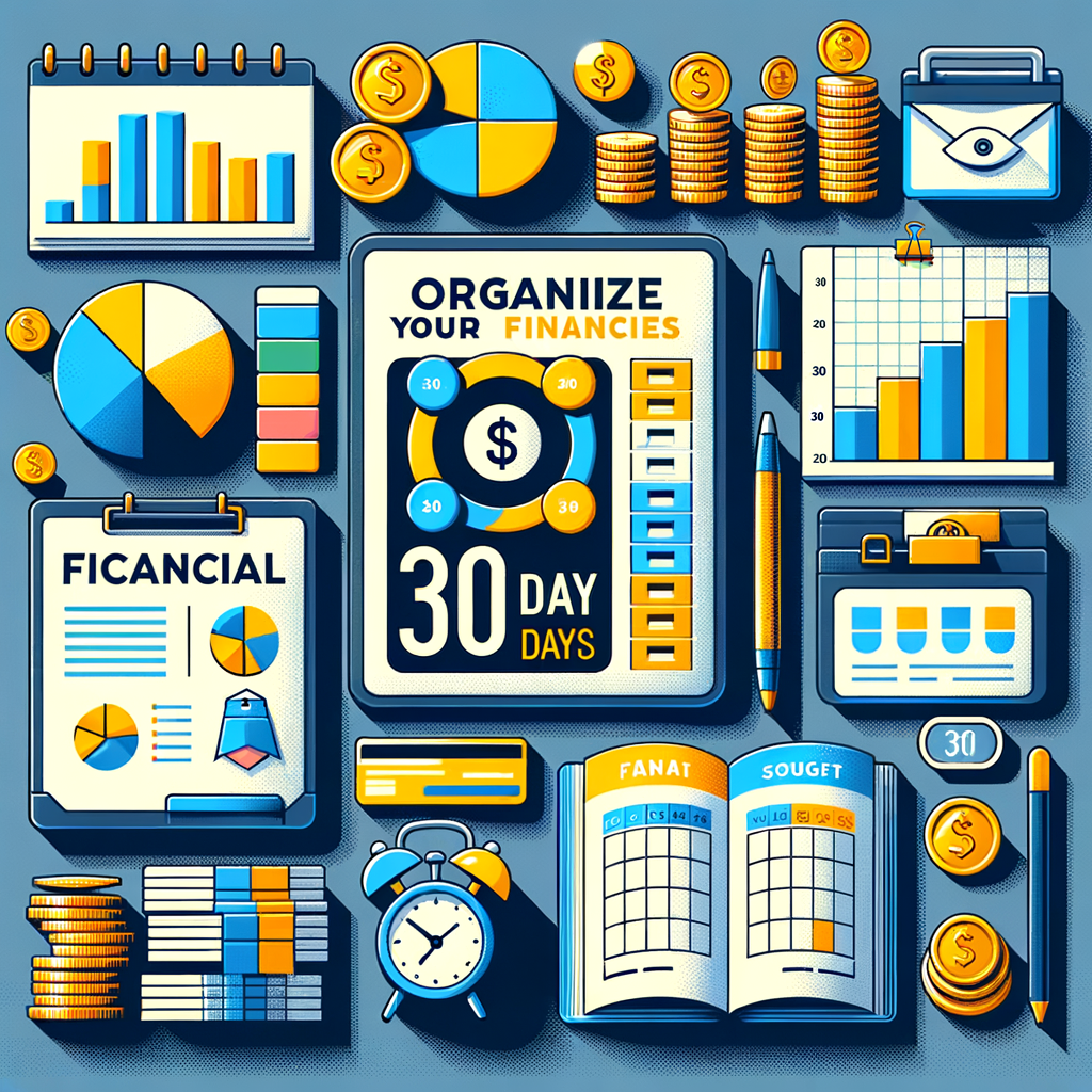 Illustration of Planejamento financeiro: organize suas finanças em 30 dias