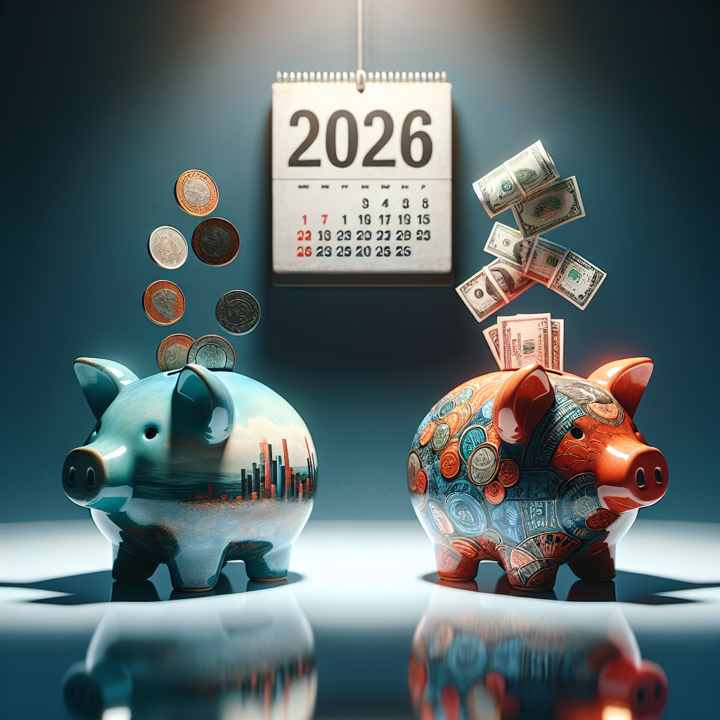 Illustration of Poupan&ccedil;a ou Investimento em 2026: Onde Aplicar Seu Dinheiro?