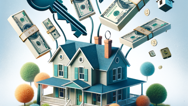 Illustration of Refinanciamento de imóvel: libere dinheiro com sua casa