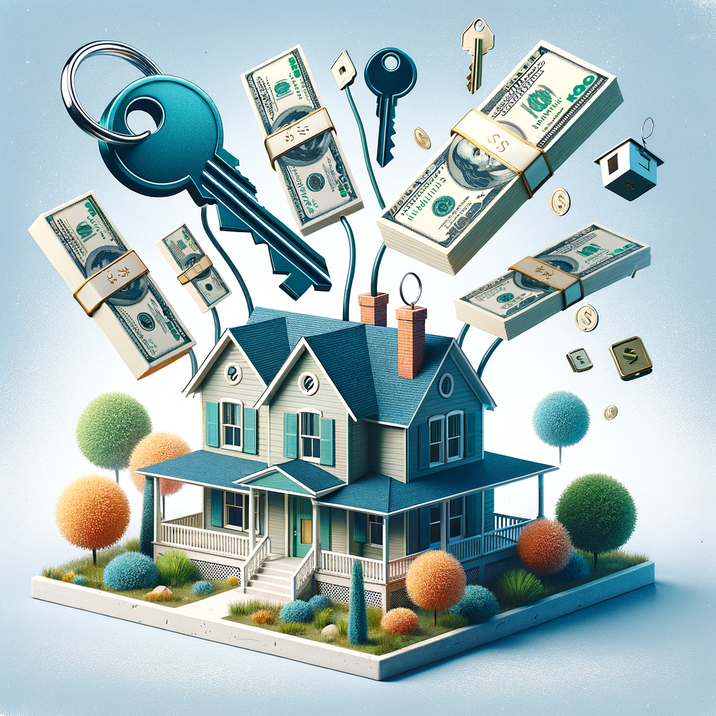 Illustration of Refinanciamento de imóvel: libere dinheiro com sua casa