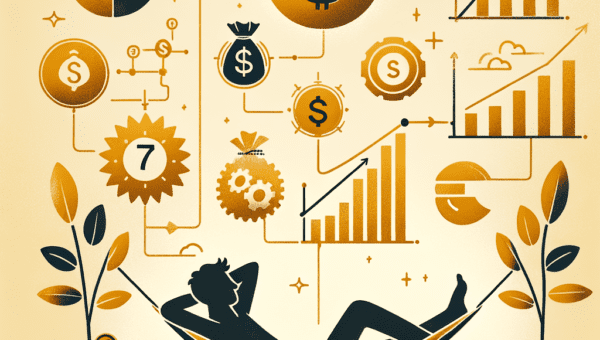 Illustration of Renda Passiva: Como Ganhar Dinheiro Sem Trabalhar em 7 Passos