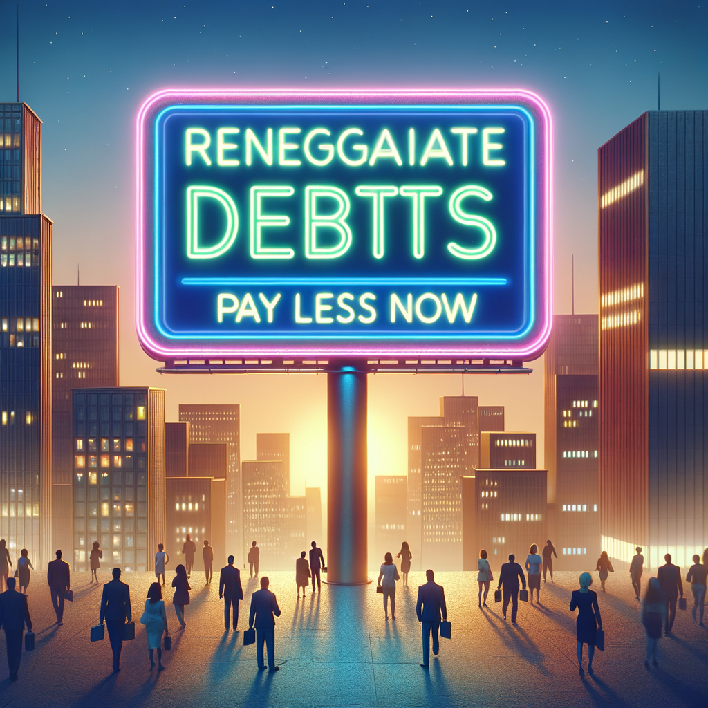 Illustration of Renegociar Dívidas no Banco: Pague Menos Já