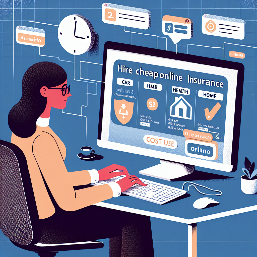 seguro barato online illustration for Seguros Online: Guia Rápido para Contratar Seguro Barato Pela Internet