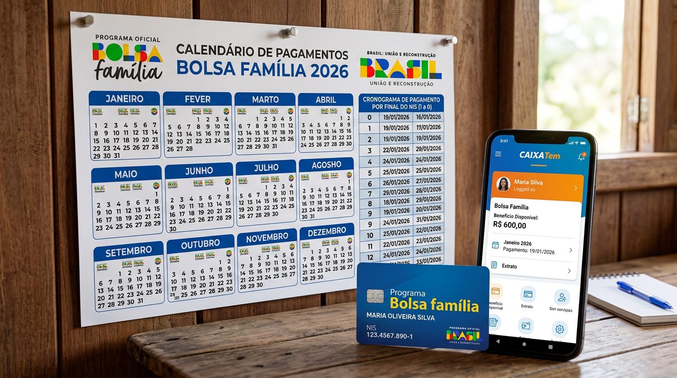 Calendário Bolsa Família 2026