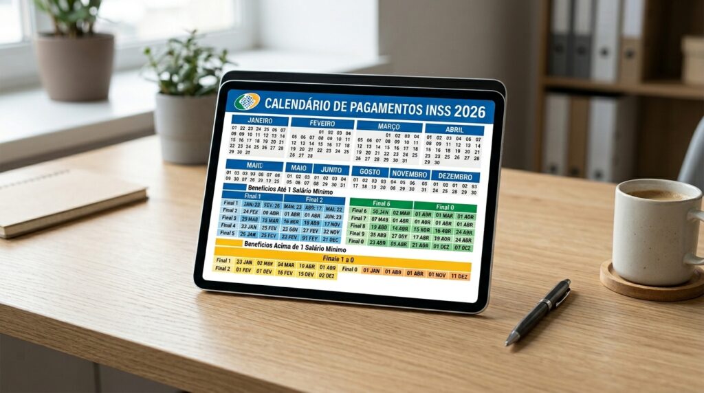 Calendário INSS 2026: Datas de Pagamento, Tabela Completa e Reajustes